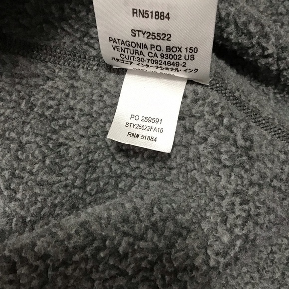 Patagonia Better Sweater Quarter-Zip Pullover in Grey Size XSmall. - Picture 10 of 10
